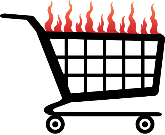 shopping-cart-on-fire