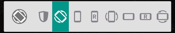 Default setting of Rotation Control Android app